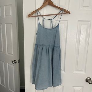 Short Denim Dress XS